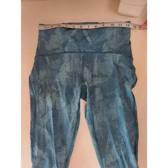 Lululemon Train Times Leggings Blue Size 6 Mid R - Picture 6 of 8
